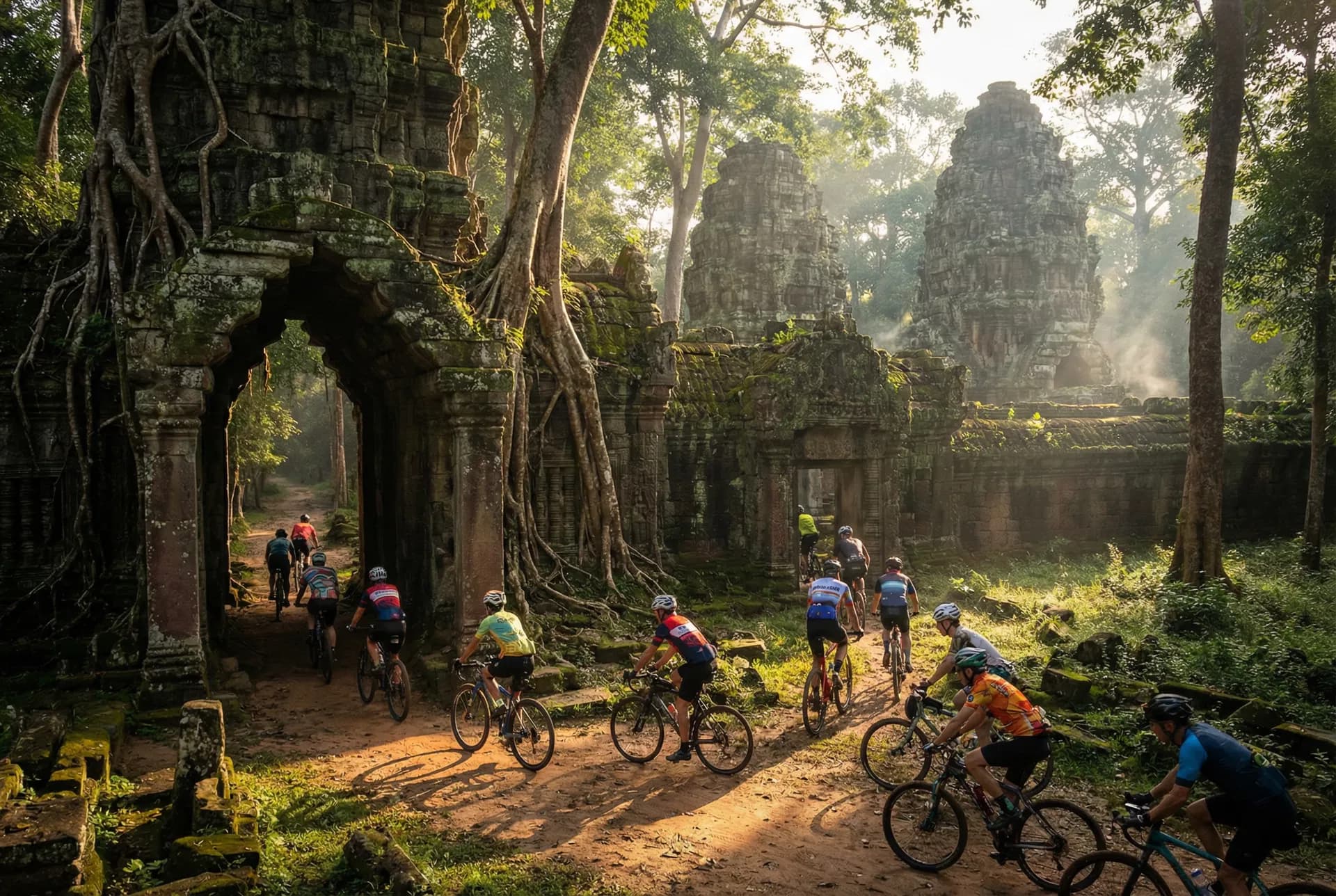 Cycling Through the Temples