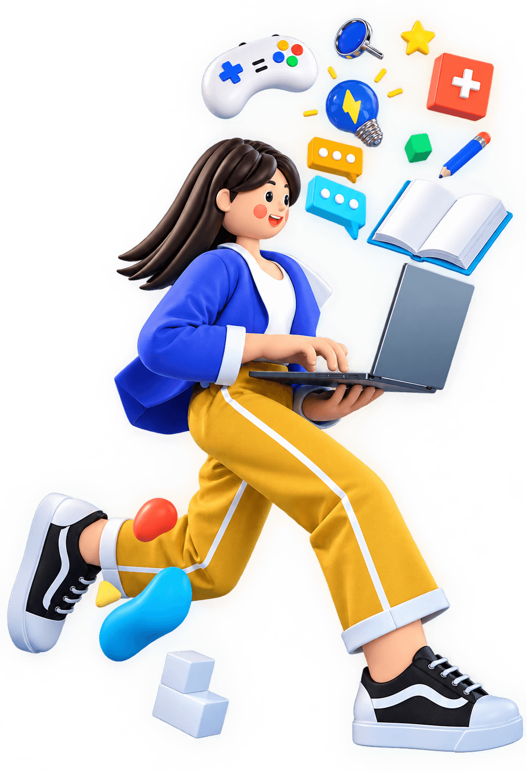 Creative professional working on a laptop
